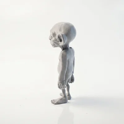 Tượng Gollum (Lord of the Rings) – Mẫu STL In 3D Printable