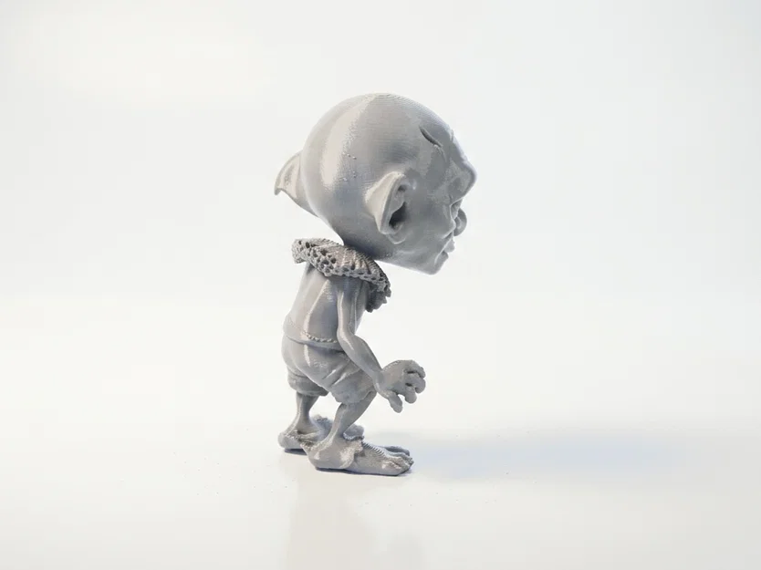 Tượng Gollum (Lord of the Rings) - Mẫu STL 3D Printable - Image 2