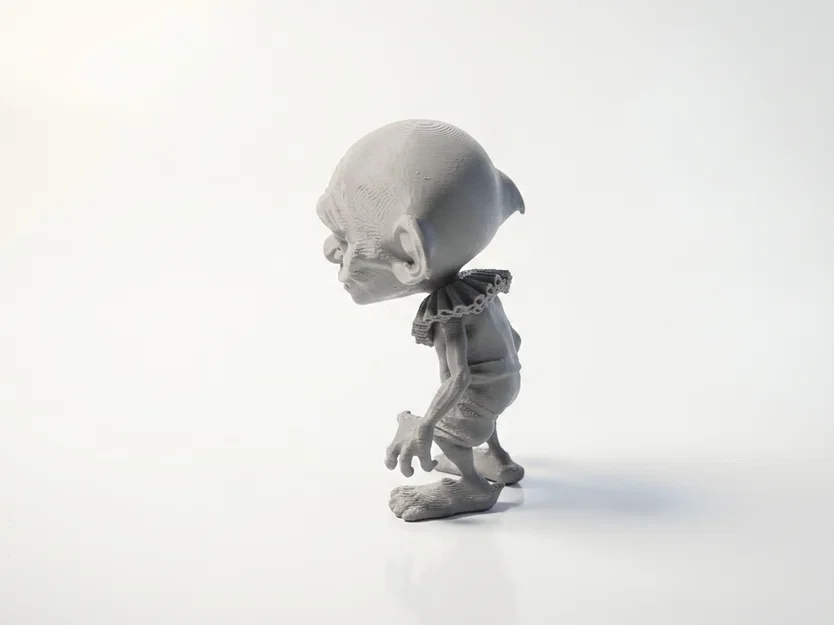 Tượng Gollum (Lord of the Rings) - Mẫu STL 3D Printable - Image 3
