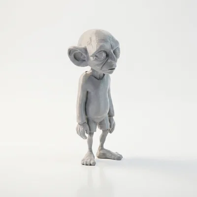Tượng Gollum (Lord of the Rings) – Mẫu STL In 3D Printable