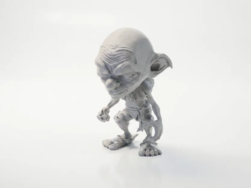 Tượng Gollum (Lord of the Rings) - Mẫu STL 3D Printable - Image 4