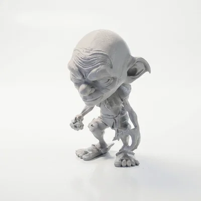 Tượng Gollum (Lord of the Rings) - Mẫu STL 3D Printable