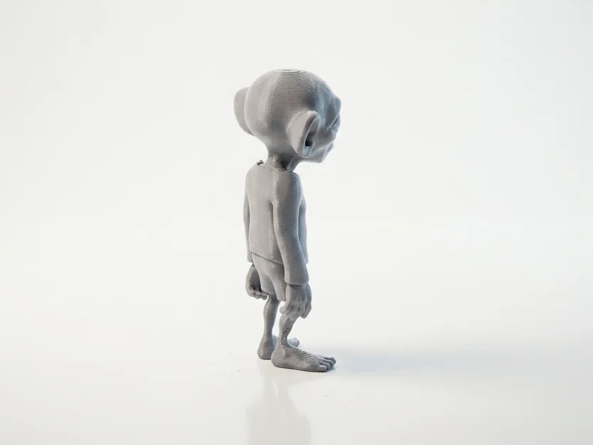 Tượng Gollum (Lord of the Rings) – Mẫu STL In 3D Printable - Image 4
