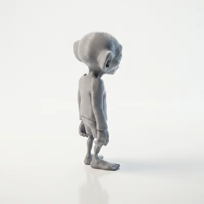 Tượng Gollum (Lord of the Rings) – Mẫu STL In 3D Printable