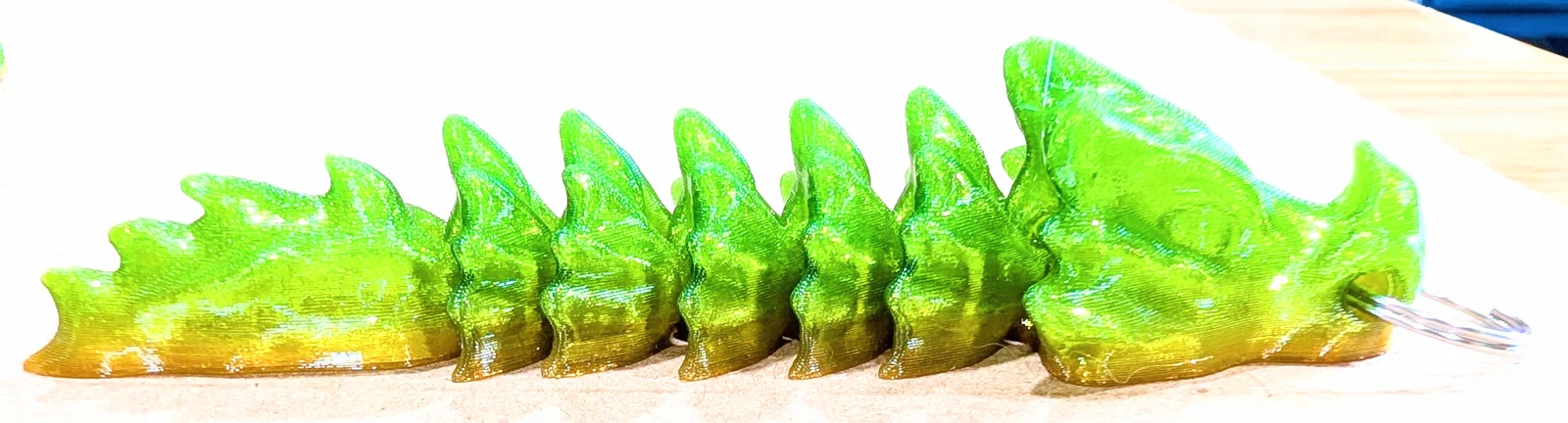 Móc khóa Rồng Xương Khớp Nối (Articulated Bone Dragon Keychains) - Image 1