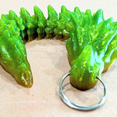 Móc khóa Rồng Xương Khớp Nối (Articulated Bone Dragon Keychains)