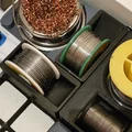 Khay Gridfinity 2x1 Nhả Cuộn Thiếc Hàn (Solder Spool Dispenser) - Thumbnail 1