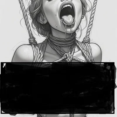 Tranh Khắc 3D Lithophane Nghệ Thuật Bondage Độc Đáo