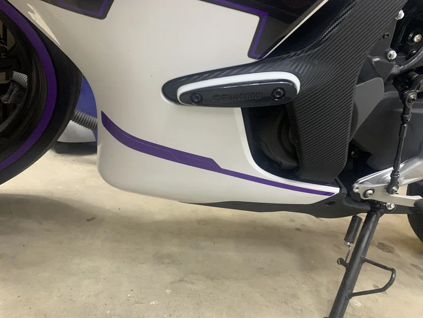 Ốp che/lót trang trí két nước CFMoto 450SS/450SR (Radiator Guard Covers) - Image 3