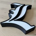 Logo “L” Death Note (dành cho máy in 1 màu) - Thumbnail 1