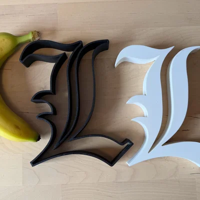 Logo “L” Death Note (dành cho máy in 1 màu)