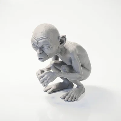 Tượng Gollum Lord of the Rings - Mẫu 3D Printable (STL) Siêu Chi Tiết