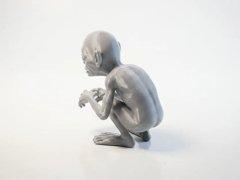 Tượng Gollum Lord of the Rings - Mẫu 3D Printable (STL) Siêu Chi Tiết - Image 4