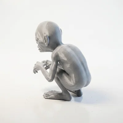 Tượng Gollum Lord of the Rings - Mẫu 3D Printable (STL) Siêu Chi Tiết