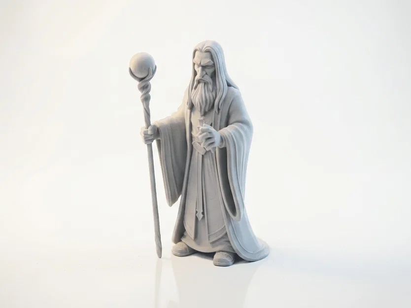 Tượng Saruman Chúa Tể Những Chiếc Nhẫn 3D Printable - Image 1