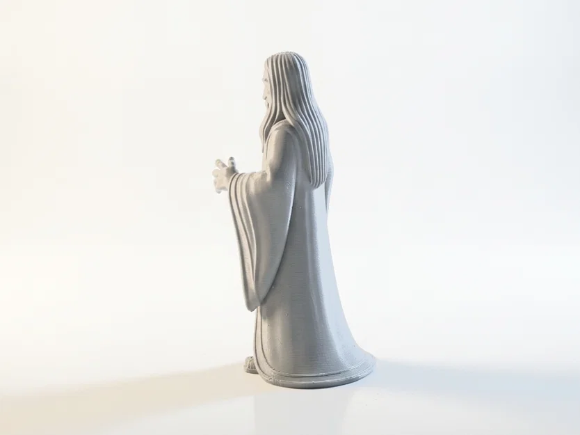 Tượng Saruman Chúa Tể Những Chiếc Nhẫn 3D Printable - Image 3