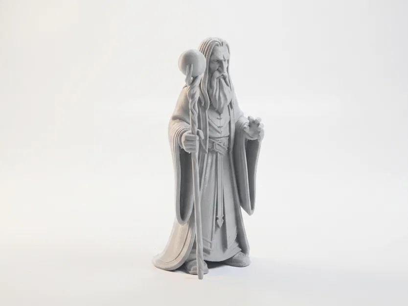 Tượng Saruman Chúa Tể Những Chiếc Nhẫn 3D Printable - Image 4