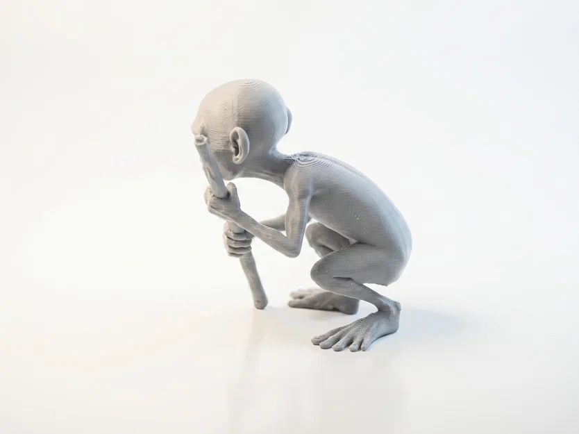 Tượng Gollum (Lord of the Rings) 3D Printable - File STL - Image 2