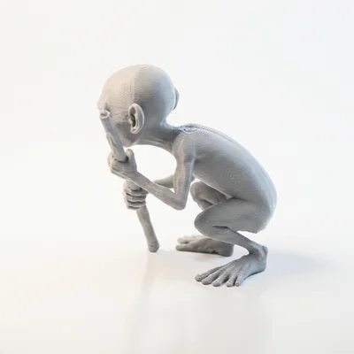 Tượng Gollum (Lord of the Rings) 3D Printable - File STL