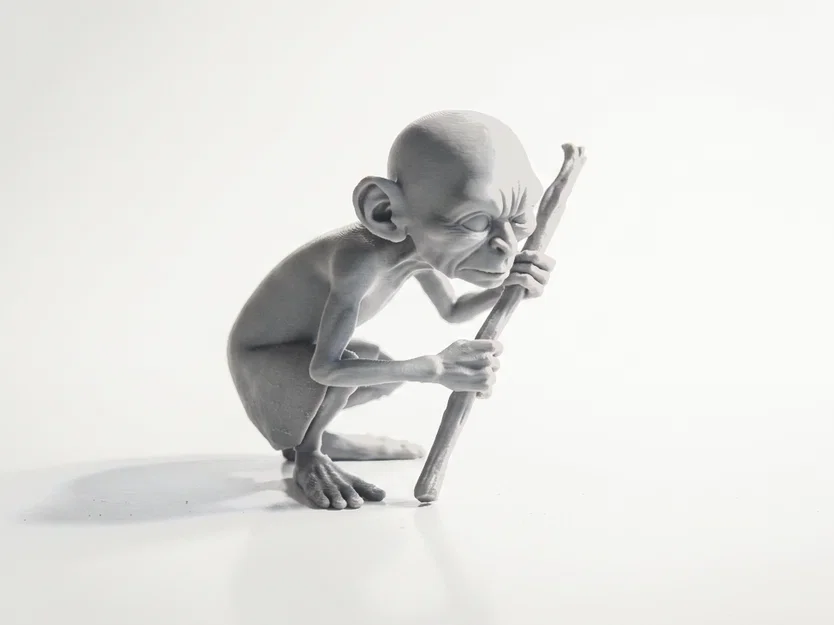 Tượng Gollum (Lord of the Rings) 3D Printable - File STL - Image 3