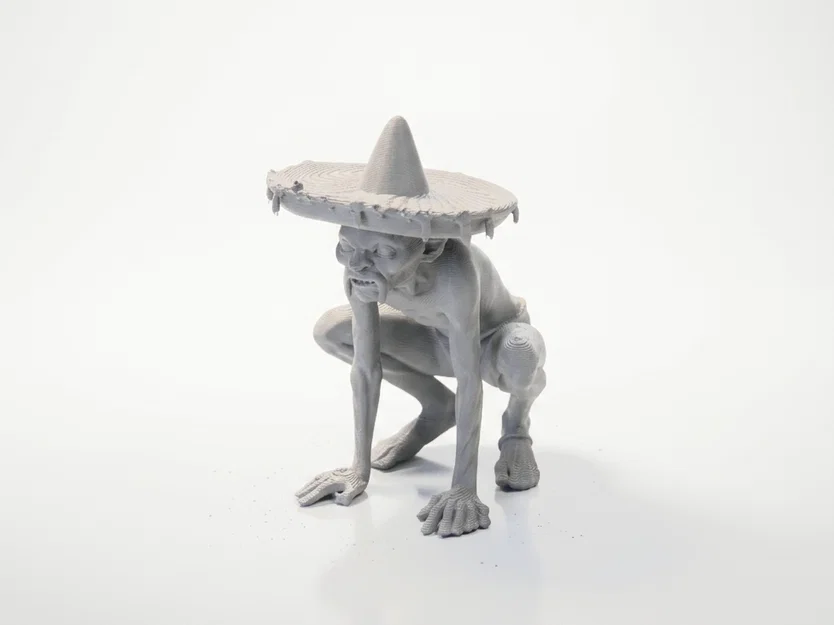 Tượng Smiguel Gollum Lord of the Rings 3D Printable - Image 2