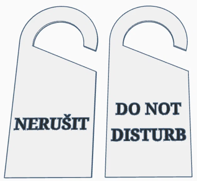 Visačka treo cửa 7 (Door Sign 7) - Image 1