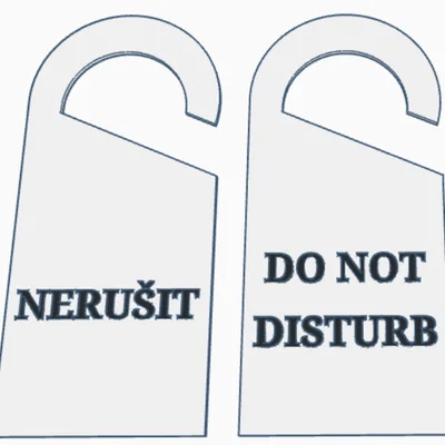 Visačka treo cửa 7 (Door Sign 7)