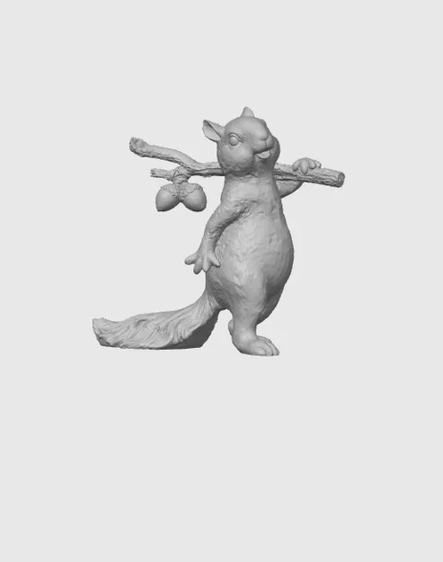 Mô hình chú sóc (squirrel) 3D dễ thương trang trí bàn làm việc - Image 1