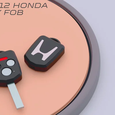 Vỏ Key Fob thay thế cho xe Honda đời 2006–2012 (không cần vít)