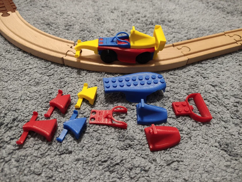 Brio/Ikea Formula - modular (xe F1 modular cho đường ray gỗ) - Image 2