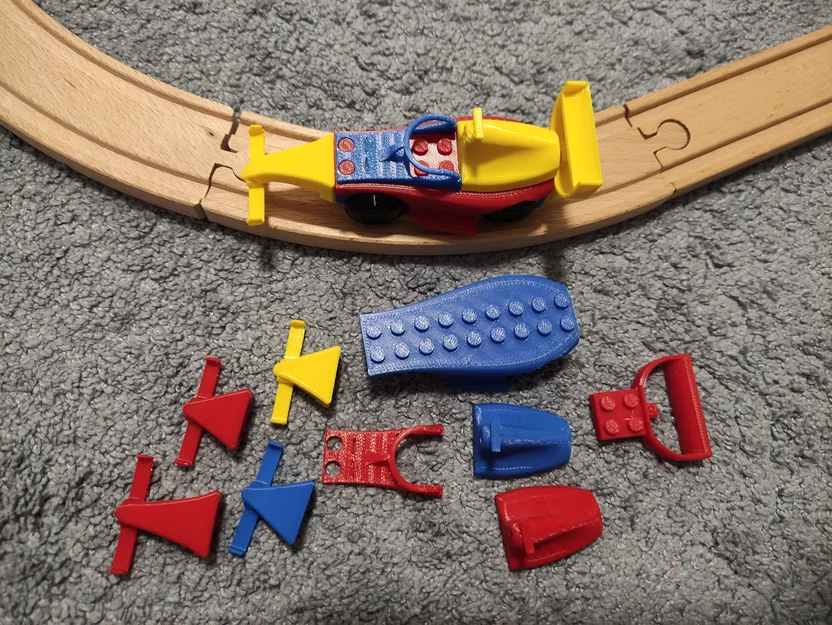Brio/Ikea Formula - modular (xe F1 modular cho đường ray gỗ) - Image 3