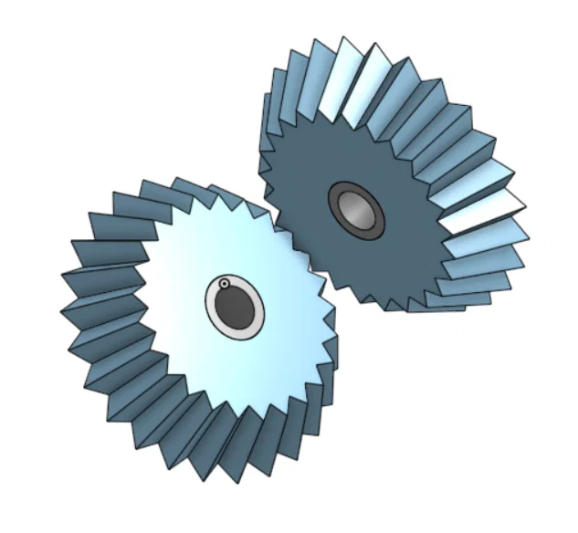 Bộ Bánh Răng Côn (Bevel Gear Set) In 3D - Image 1