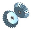 Bộ Bánh Răng Côn (Bevel Gear Set) In 3D - Thumbnail 1
