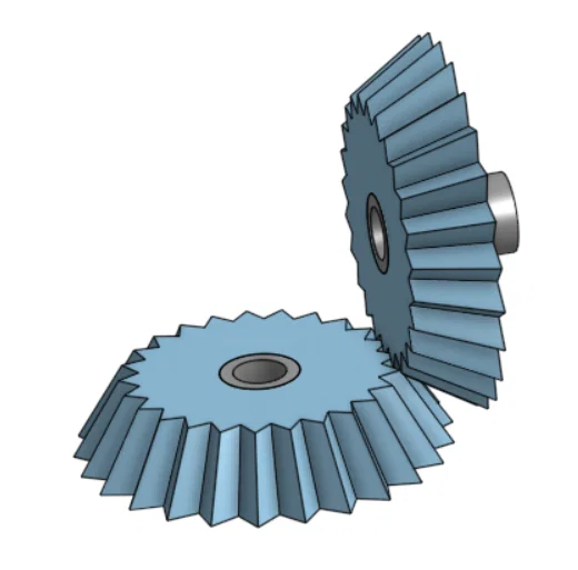 Bộ Bánh Răng Côn (Bevel Gear Set) In 3D - Image 3