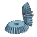 Bộ Bánh Răng Côn (Bevel Gear Set) In 3D - Thumbnail 3