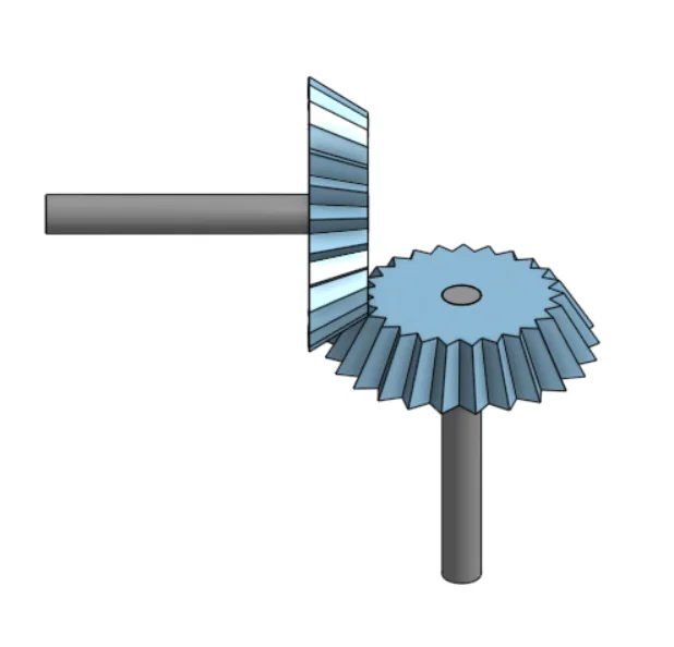 Bộ Bevel Gear Kèm Axle (Trục) – Truyền Động 90° - Image 3