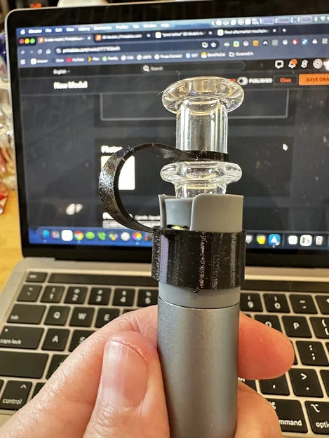 Dây tether TPU cho glass mouthpiece Puffco Pivot (Puffco Pivot Tether Glass Mouthpiece TPU) - Image 1