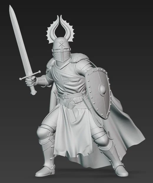 Mô hình in 3D Kỵ sĩ Đức (German Knight 2) tỉ lệ 1:24 cực chi tiết - Image 2