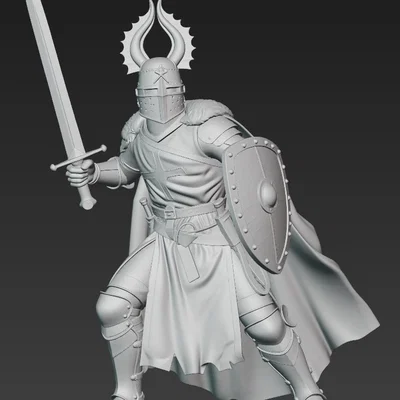 Mô hình in 3D Kỵ sĩ Đức (German Knight 2) tỉ lệ 1:24 cực chi tiết