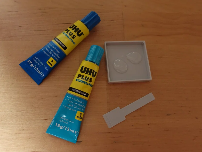 Khay Trộn Epoxy Glue & Que Trộn (Spatula) - Image 1