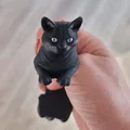 Mô hình mèo đen cử động linh hoạt (Articulated Black Cat) in 3D - Thumbnail 2