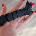 Mô hình mèo đen cử động linh hoạt (Articulated Black Cat) in 3D - Thumbnail 4
