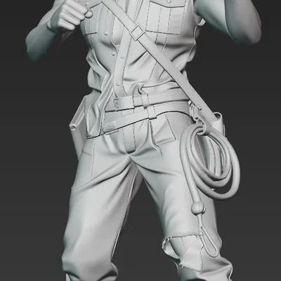 Mô hình Indiana Jones (Harrison Ford) tỉ lệ 1:24 dành cho in 3D
