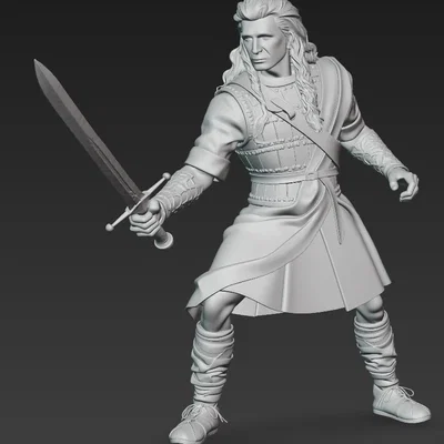 Mô hình 3D Sir William Wallace – Chiến binh huyền thoại Braveheart
