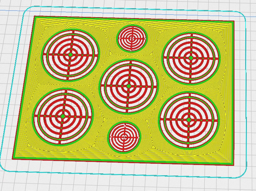 Stencil A5 bia 10-50mm cho hi-lighter, in nhanh, 24g - Image 1