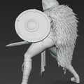 Mô hình Nữ Chiến Binh Bộ Lạc (Tribal Warrior 4) cho in 3D - Thumbnail 3