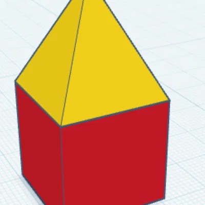 Mô hình ngôi nhà 3D tối giản - Thiết kế đơn giản cho người mới