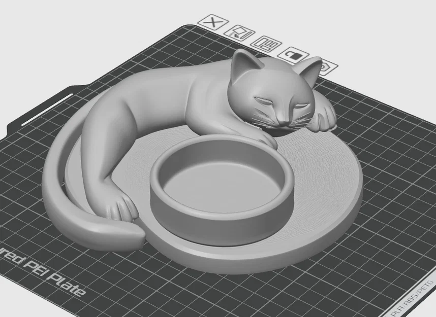 Gạt tàn mèo lười (Lazy Cat Ashtray) - Image 2