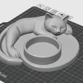 Gạt tàn mèo lười (Lazy Cat Ashtray) - Thumbnail 2