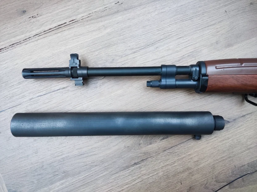 Ống giảm thanh airsoft (prop) cho súng trường M14/M21 – Chiến tranh Việt Nam - Image 1